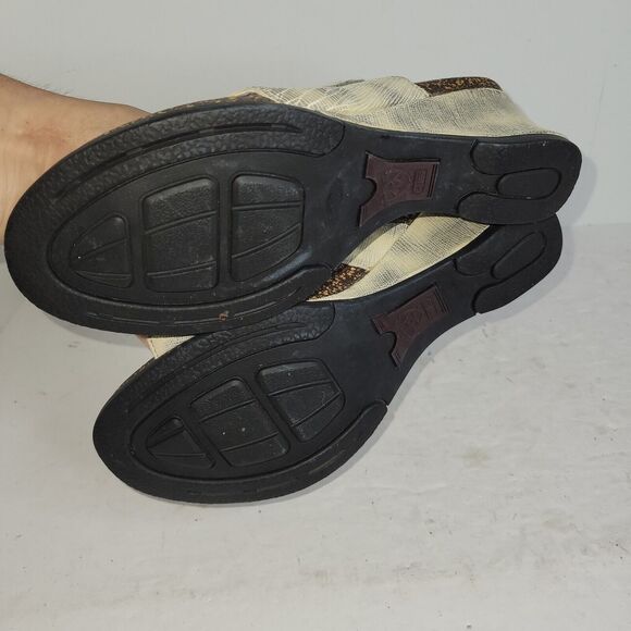 Ariat Sandals Womens Sz 8.5B Lizard Print Wedge Gray Animal Print Casual 20981 - Picture 10 of 15